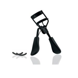 Lalano’s Cosmetics Wimpernzange Schwarz mit Wimpernpads, zentriert auf weißem Hintergrund