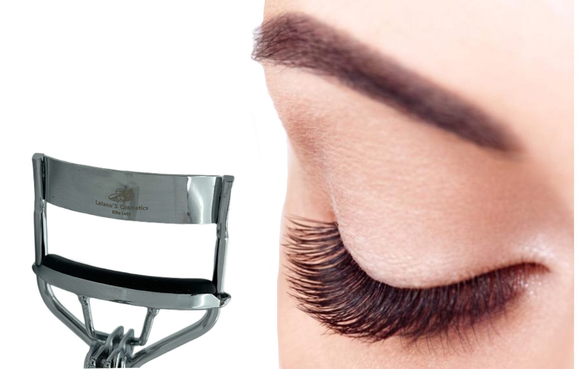 Eyelash Curler Farbe - Silber – silberne Zange und Wimpernschwung