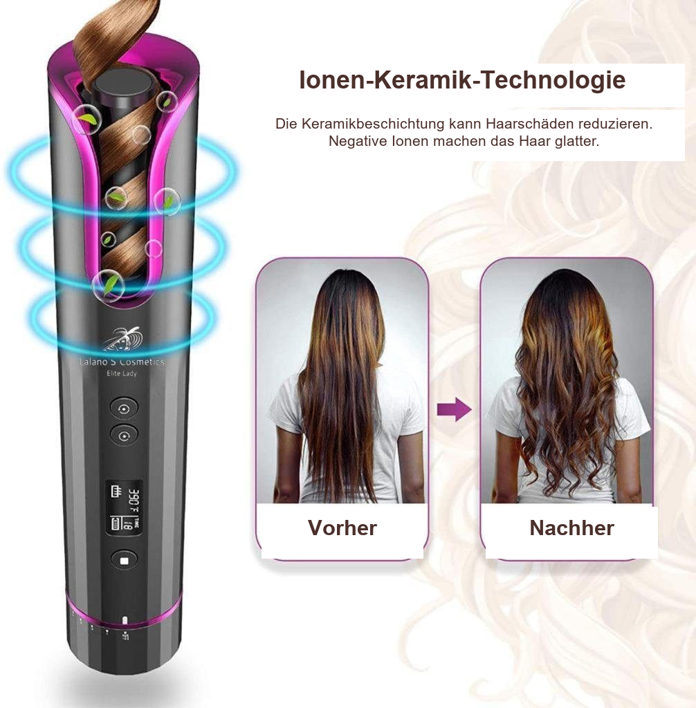 Smart Hair Curler - kabelloser Lockendreher – Keramiktechnik und Lockenvergleich